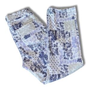 Kensie Patchwork Blue Combo Jeans High rise size 4 / 27